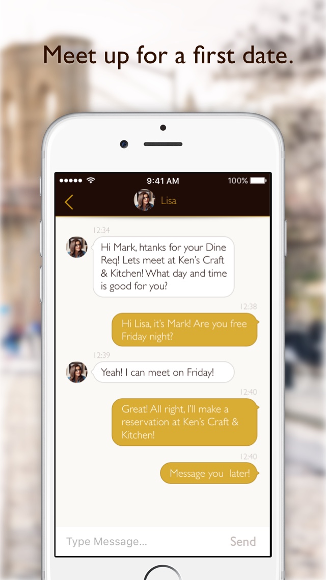 Dine Best Dating App Guarantees First Dates